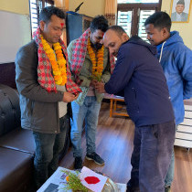 naya karmachari sawagat by nabin kafle Nilakantha Polytechnic Institute, Dhading