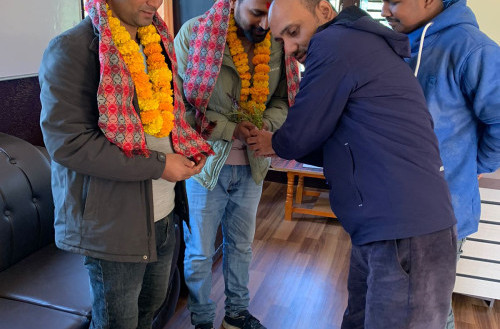 naya karmachari sawagat by nabin kafle Nilakantha Polytechnic Institute, Dhading